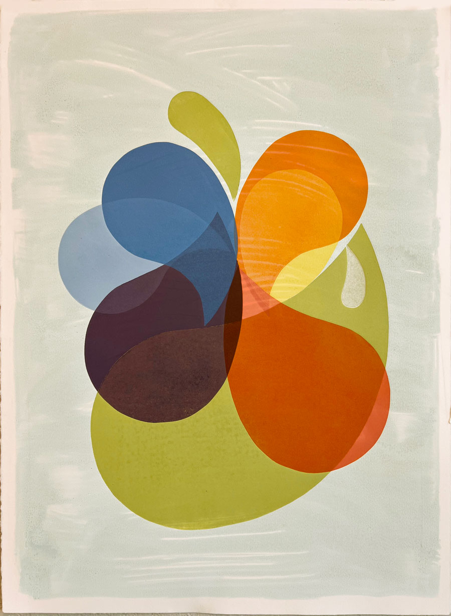 Relief print with magnet place - Butterfly Lovers